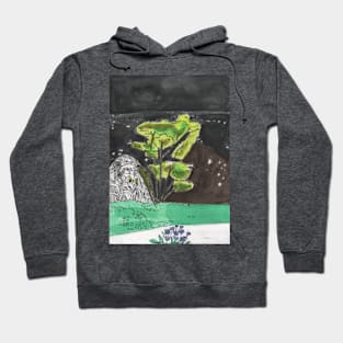 Landscape with Tree Hoodie